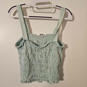 SIZE XL AMERICAN EAGLE crop top light blue stretchy